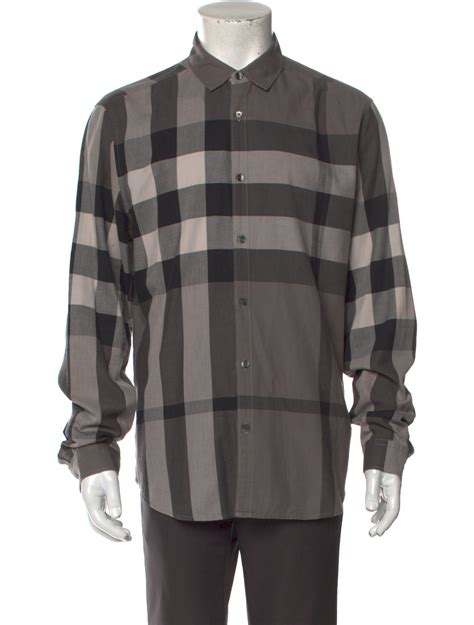 Exploded Check Pattern Long Sleeve Shirt 